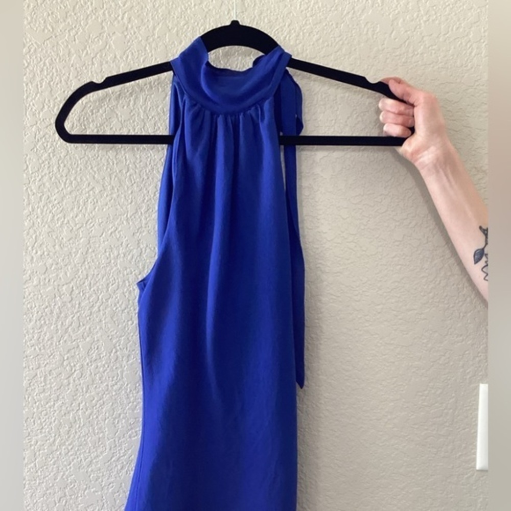 Express navy tank top